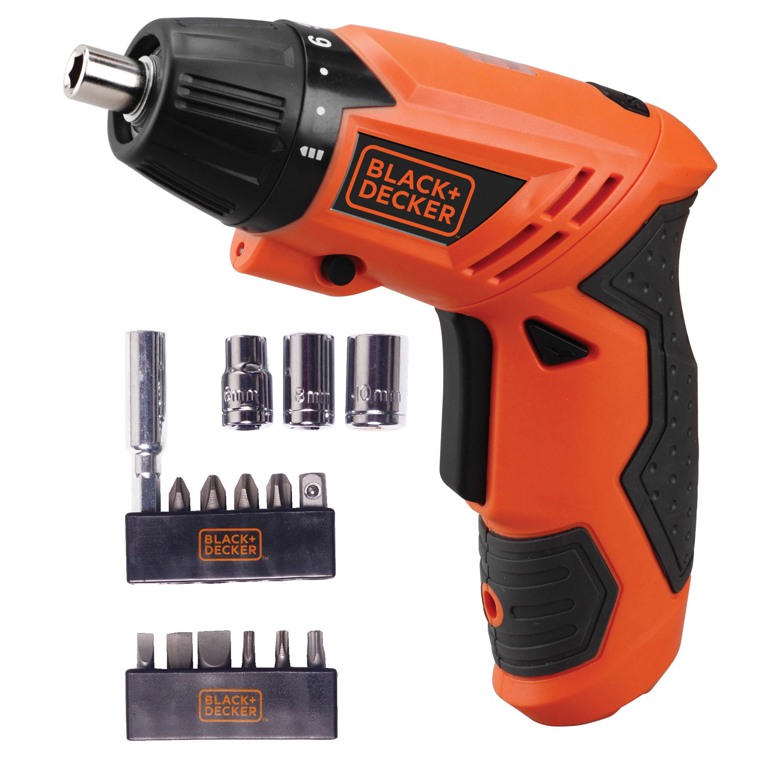 Parafusadeira a Bateria 4,8V Bivolt com 15 Peças Black and Decker KC4815K